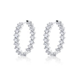 Montage Emerald Hoop Earrings