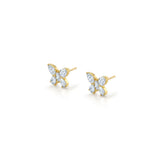 Montage Butterfly Stud Earrings