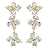 Montage 3 Cluster Drop Earrings