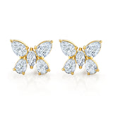 Montage Butterfly Stud Earrings