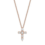 Montage Small Diamond Cross Pendant