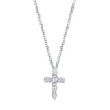Montage Small Diamond Cross Pendant