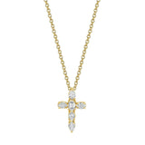 Montage Small Diamond Cross Pendant