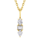 Montage 3 Drop Pendant Necklace