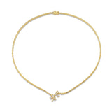 Montage Cluster Drop Tennis Necklace