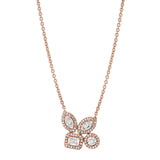 Montage Cluster Halo Necklace