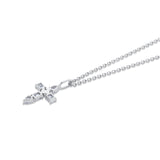 Montage Diamond Emerald Cross Pendant