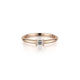 Petite Solitaire Diamond Ring