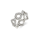 Pavé Hex Infinity Band