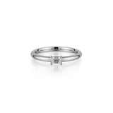 Petite Solitaire Diamond Ring