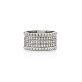 Tetra Triple Pavé Band