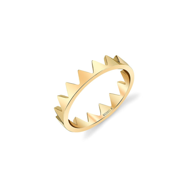 MICHAEL M Fashion Rings Mini Crown Ring