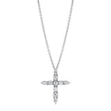 Montage Cross Pendant White Gold