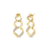 Octave Chain Link Drop Earrings