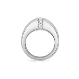 Orb Split Signet Ring