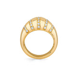 Orb Stripe Signet Ring