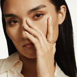 Pavé Hex Infinity Band