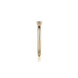 Petite Solitaire Diamond Ring