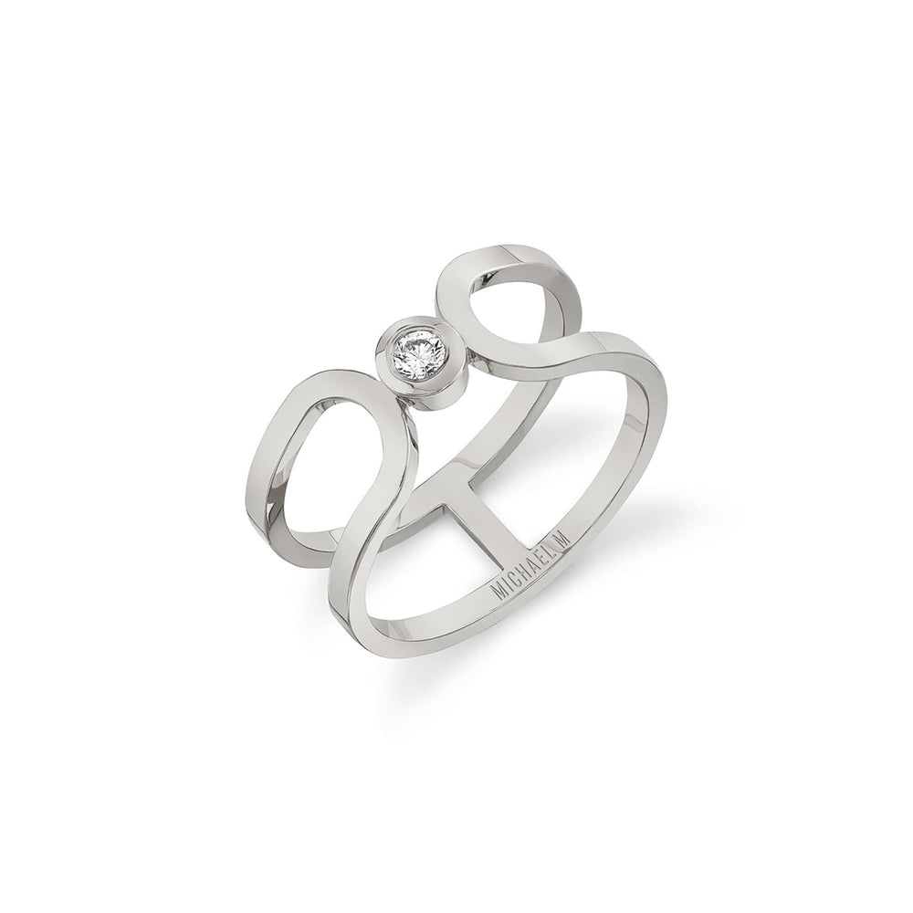 Silver Alignment Ring