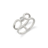 Silver Alignment Ring