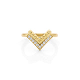 Tetra Chevon Ring
