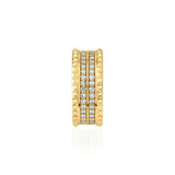 Tetra Double Pavé Band