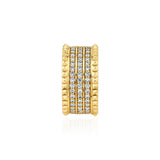 Tetra Triple Pavé Band