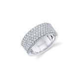 Europa Halved Diamond Band