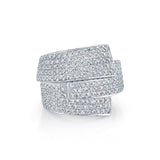 Europa Interlock Pavé Band