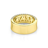 Europa Halved Diamond Band