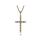 Box Diamond Cross Pendant