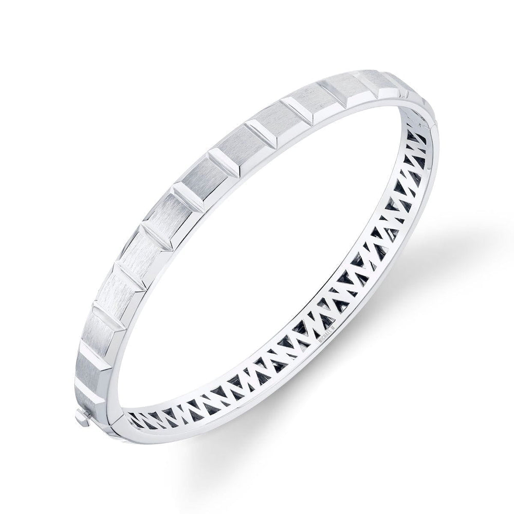 Silver Men's Block Bracelet