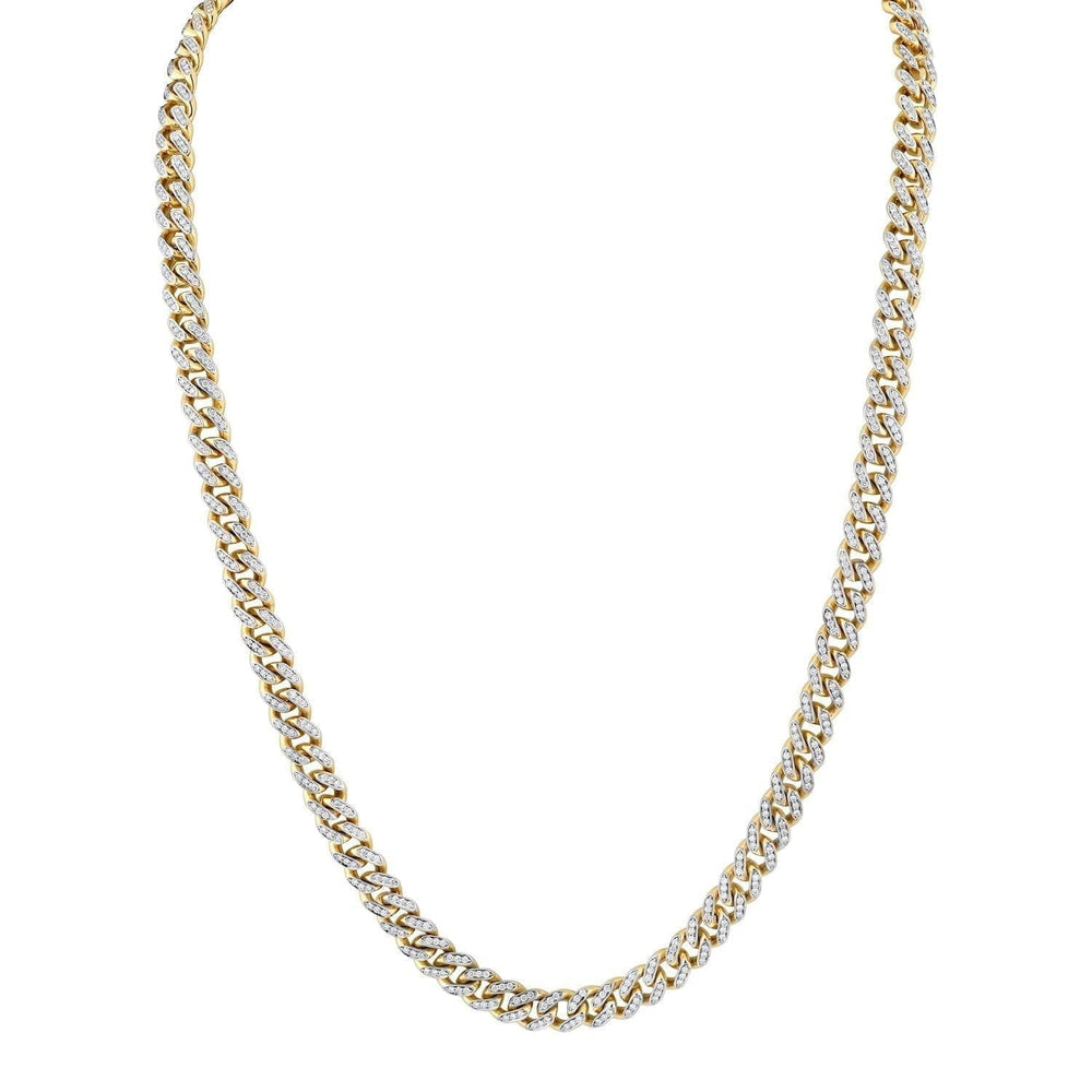 Pave Cuban Chain Necklace