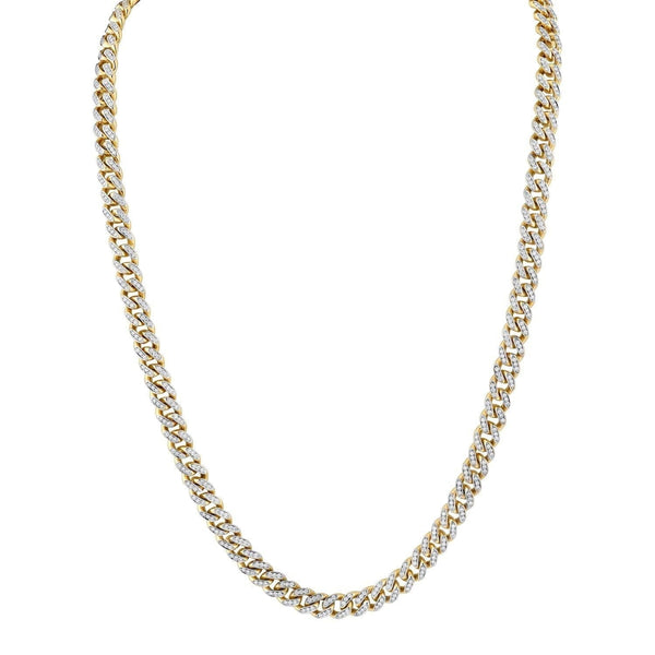 MICHAEL M Men's Men's Pave Cuban Chain Necklace