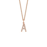 Diamond Initial Pendant