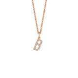 Diamond Initial Pendant