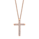 Small Diamond Cross Pendant