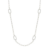Pavé Link Station Necklace