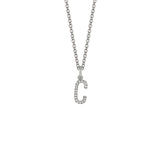 Diamond Initial Pendant