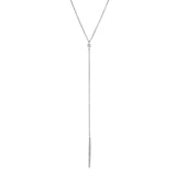 Diamond Linear Drop Necklace