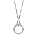 Pavé Mini Signature MM Tetra Pendant