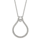 Pavé Signature MM Tetra Pendant