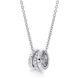 Tetra 3 Ring Necklace