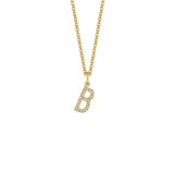 Diamond Initial Pendant
