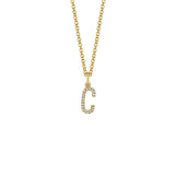Diamond Initial Pendant