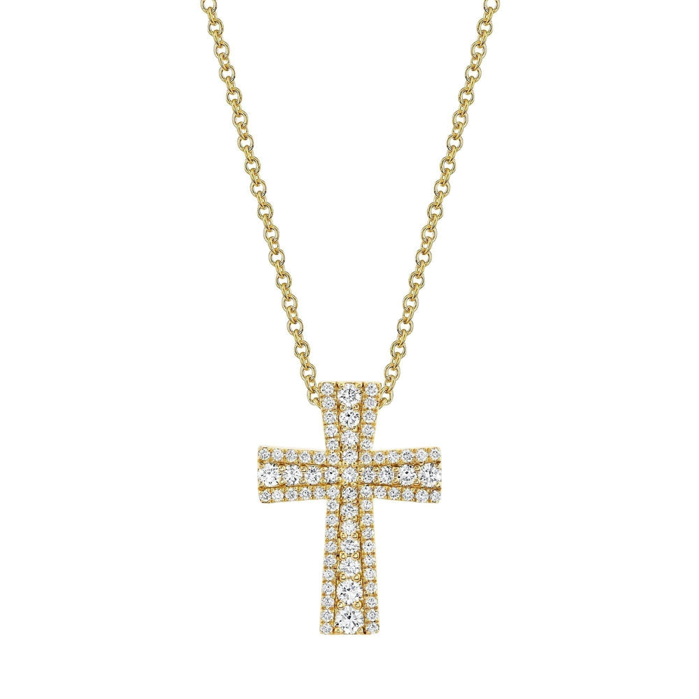 Europa Pave Cross Pendant