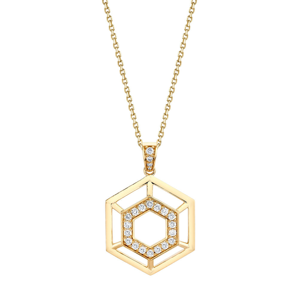 Hex Truss Pendant