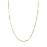 Mixed Shape Bezel Tennis Necklace