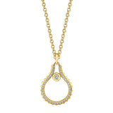 Pavé Mini Signature MM Tetra Pendant