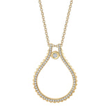 Pavé Signature MM Tetra Pendant